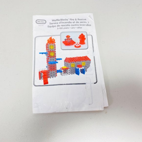 Little Tikes Waffle Blocks Fire & Rescue Set Incomplete - Picture 10 of 11